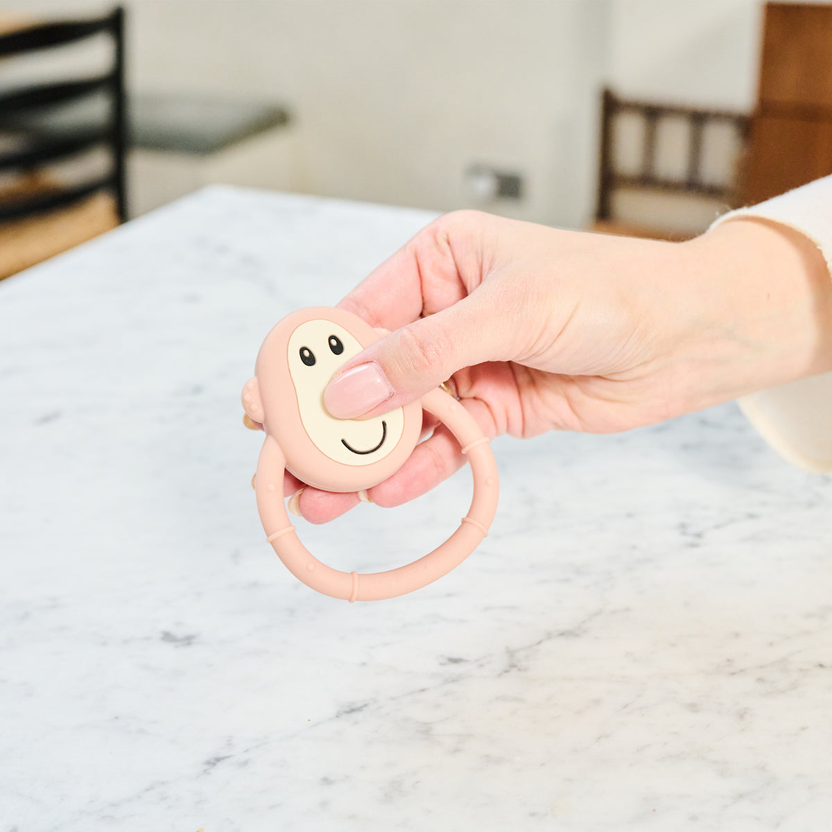 Dusty Pink Vibrating Teether