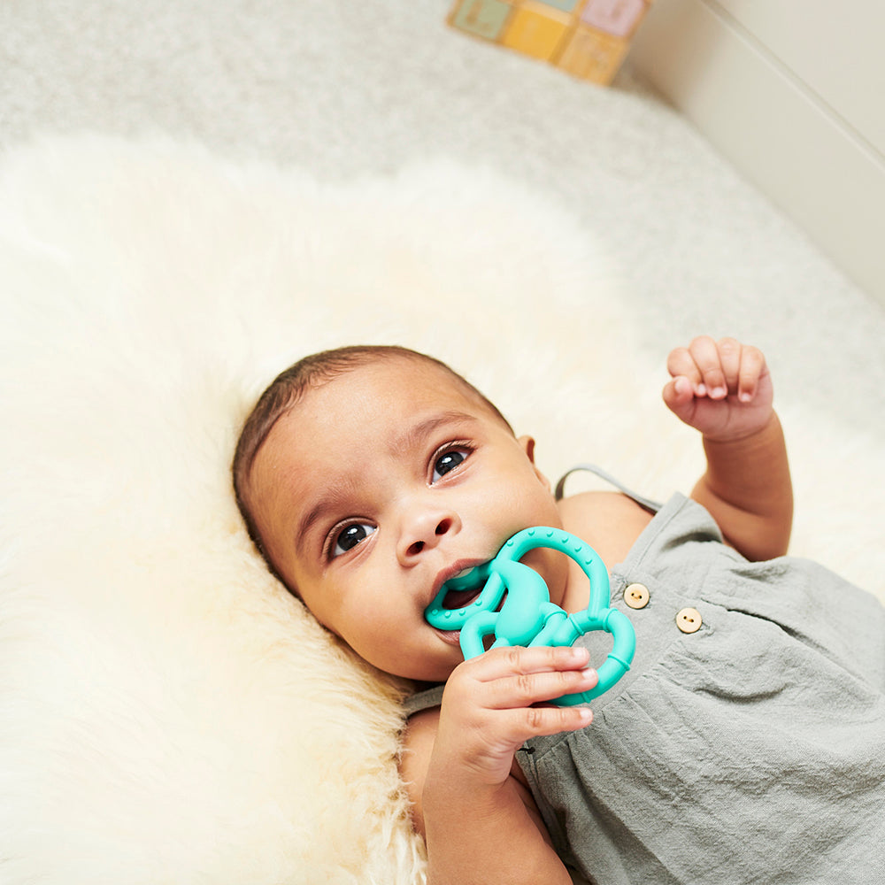 Green Mini Monkey Teether