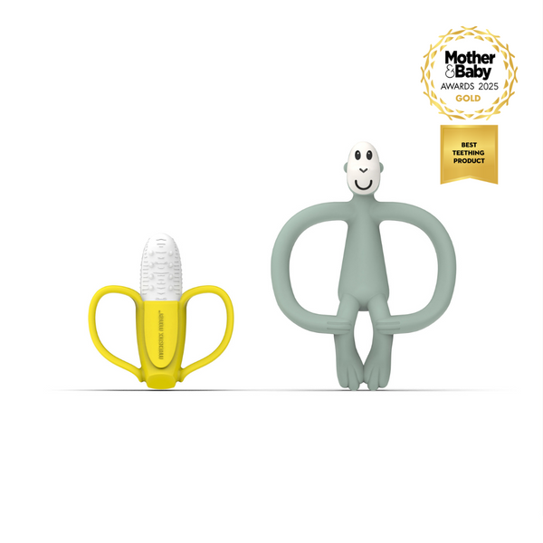 Monkey Teether & Banana Gift Set