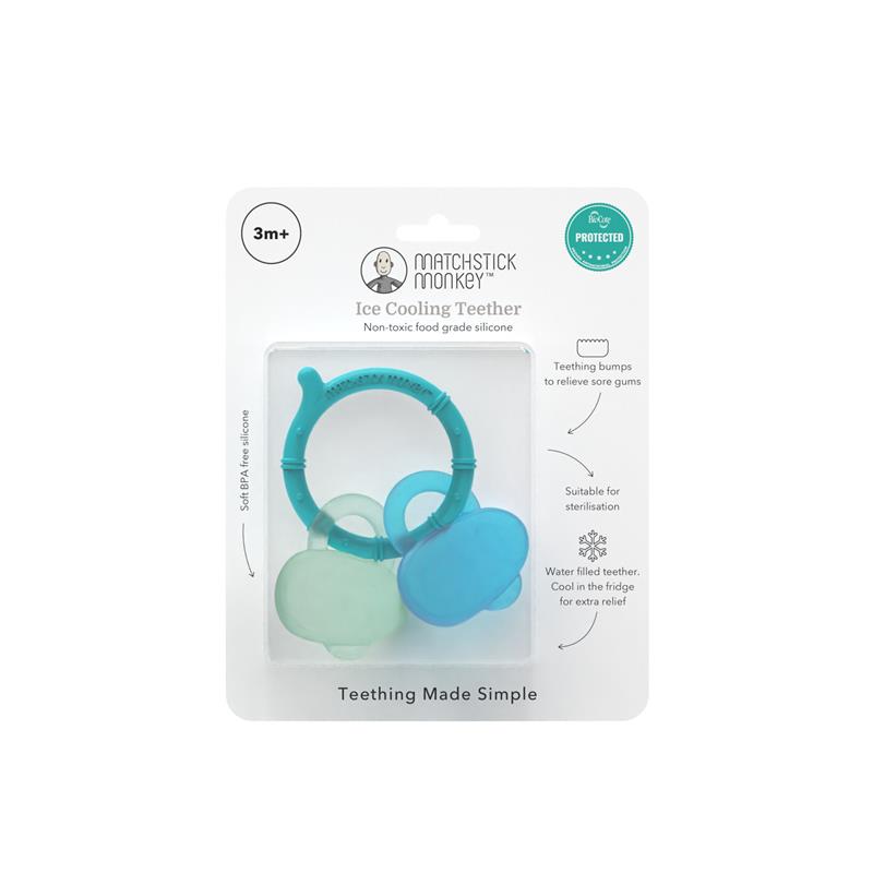 Blue & Mint Green Cooling Teether