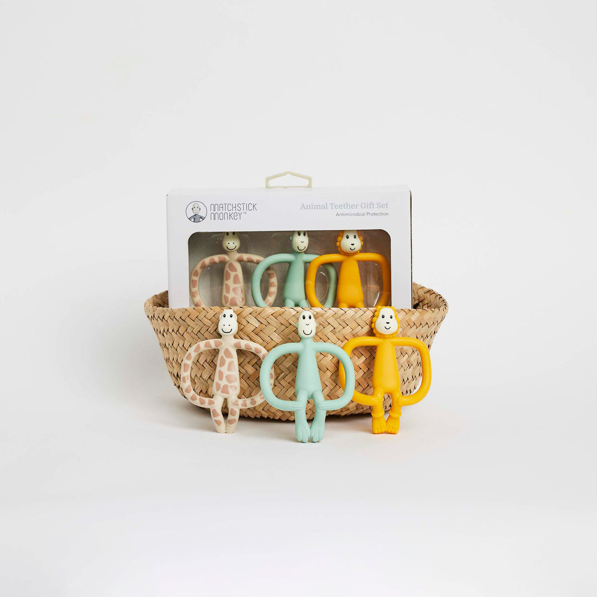 Animal Teether Gift Set (Pack of 3)