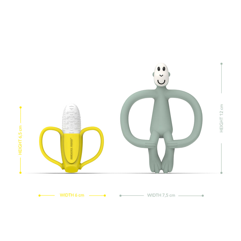 Monkey Teether & Banana Gift Set