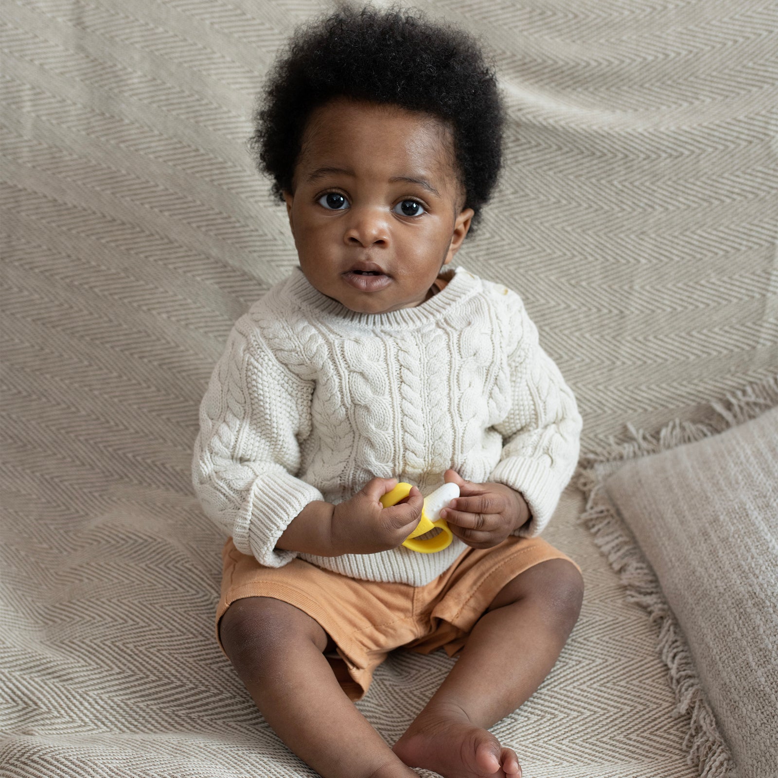 Monkey Teether & Banana Gift Set