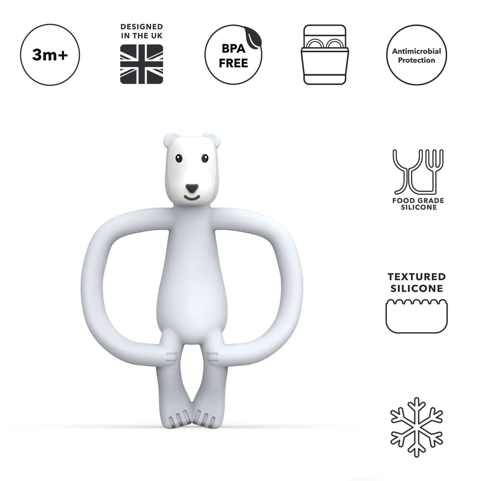 Pomelo Polar Bear Teether