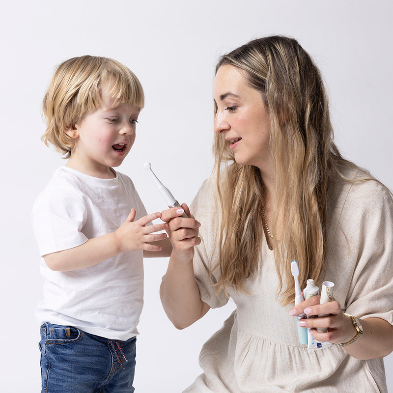 Baby Electric Sonic Toothbrush Dusty Pink