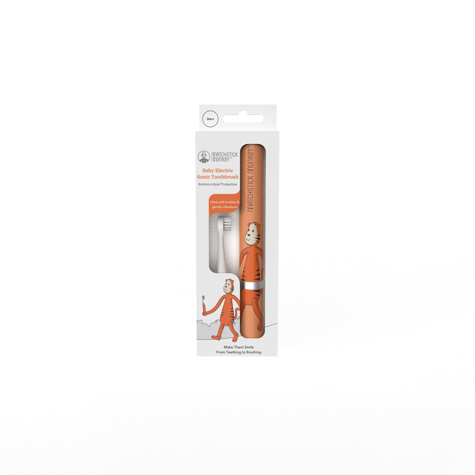 Baby Electric Sonic Toothbrush Teddy Tiger