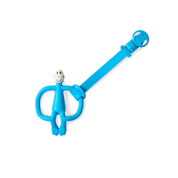 Blue & Green Double Soother Clips