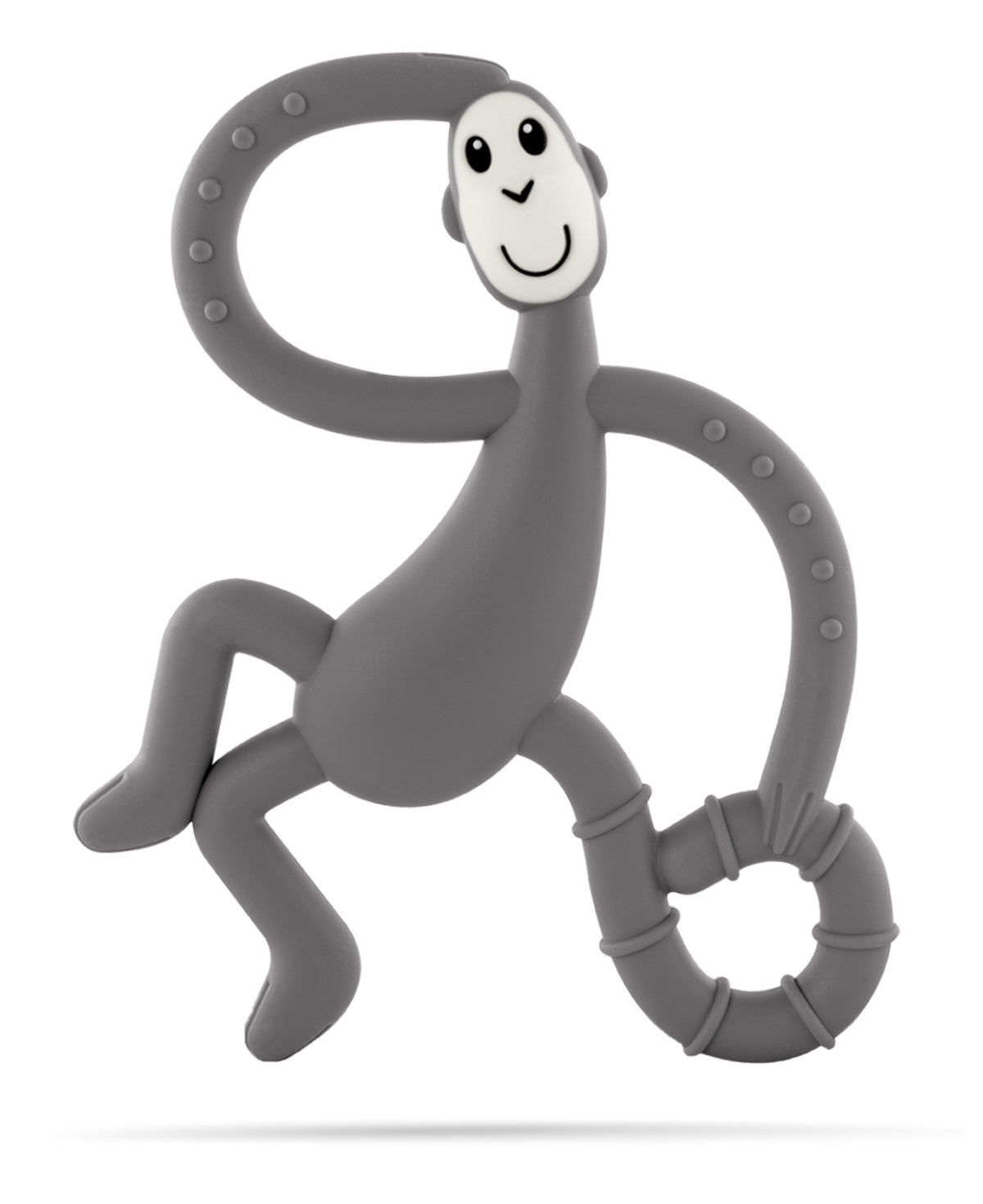 Grey Dancing Monkey Teether - Front